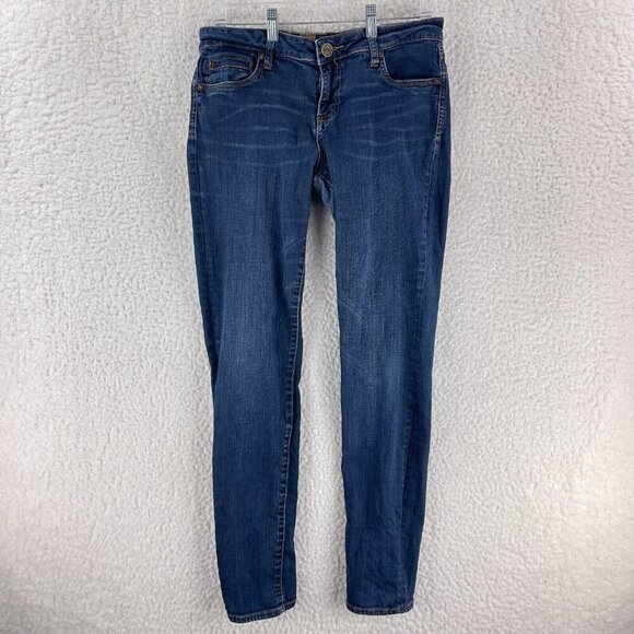 Kut from the Kloth Blue Denim Skinny Leg‎ Jeans Womens Mid-Rise Casual Size 6 - Picture 1 of 16